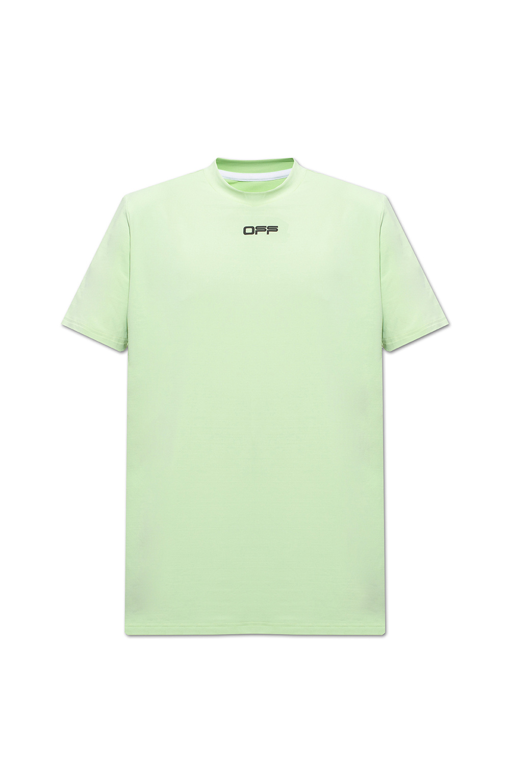 売れ筋商品|||ラルフローレン Tシャツ レディース トップス COTTON BLEND SHORT SLEEVE SWEATER - Print T-shirt - offwhite Ribbed Cotton-Blend Top in Short Sleeve | Vince
